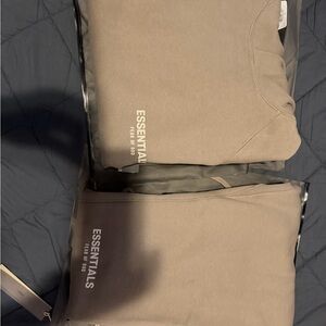 Fear of God Essentials desert taupe xl large set